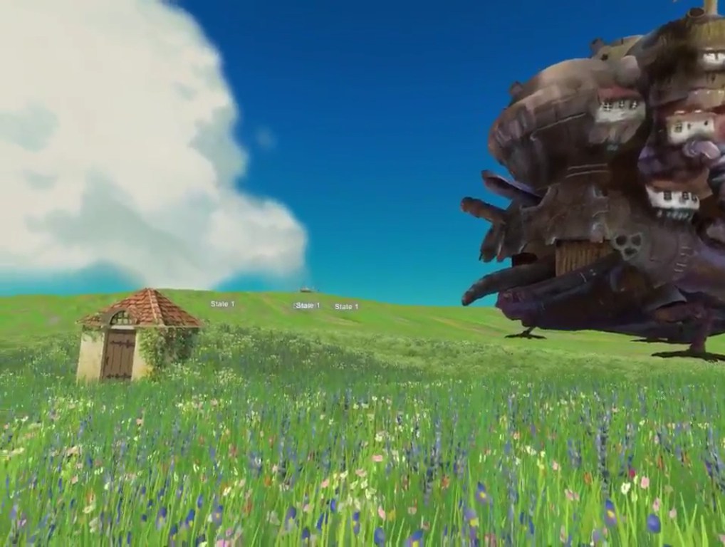 Check out some of Studio Ghibli&#039;s &#039;Howl&#039;s Moving Castle&#039; in VR