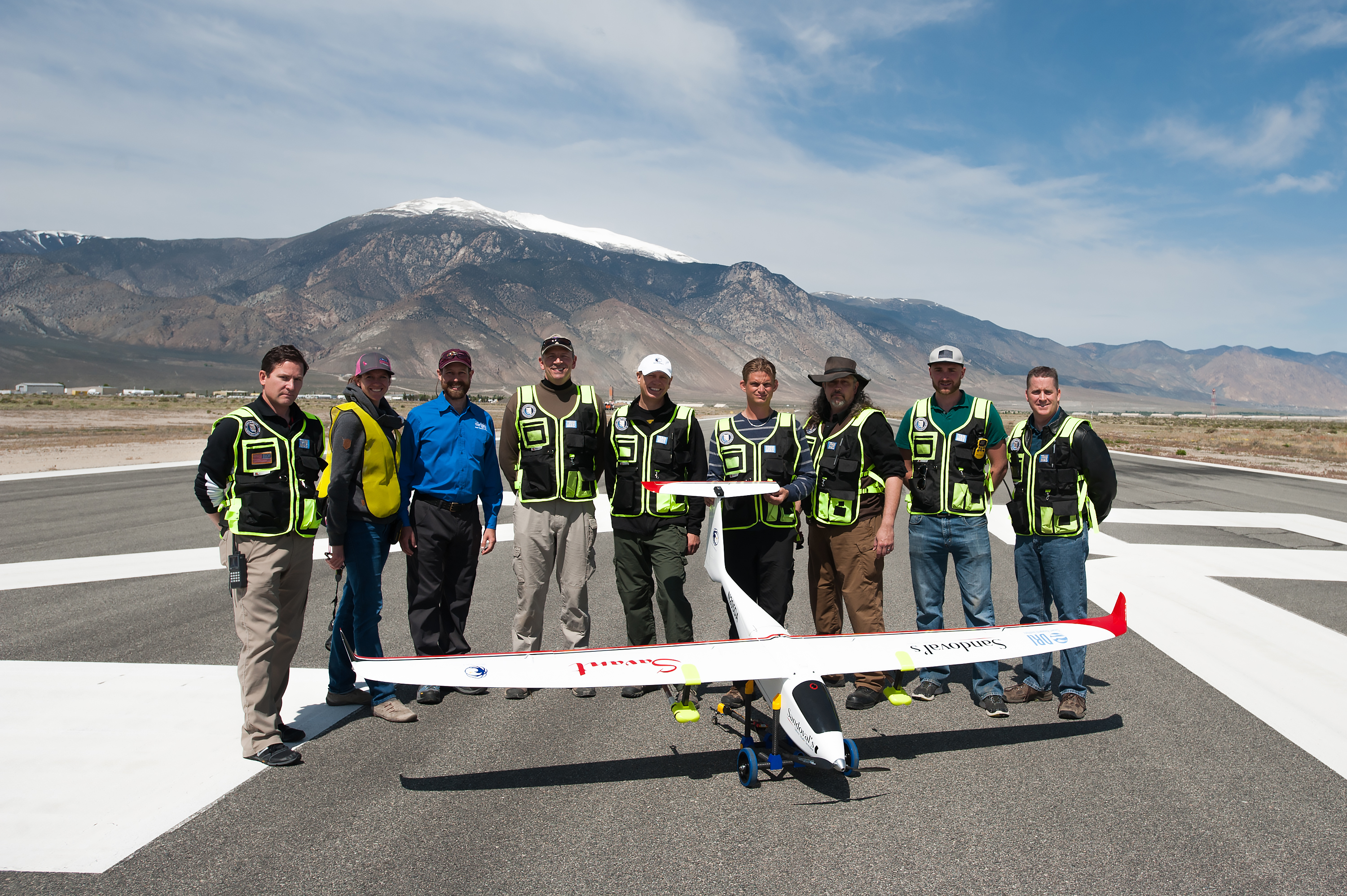 photo of Cloud-seeding drone makes first flight over Nevada image