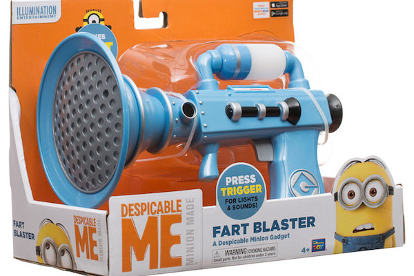 despicable me fart blaster toy