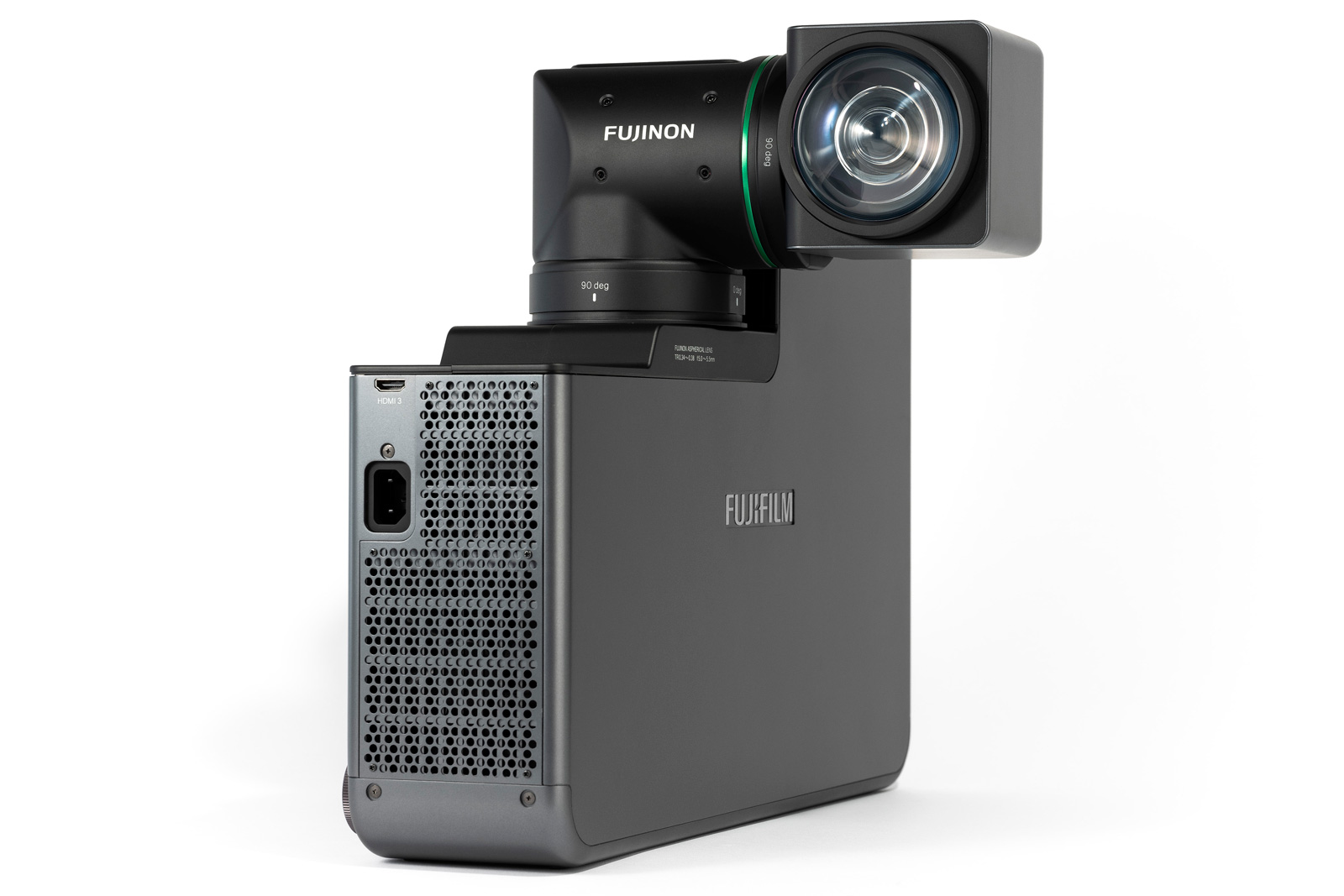 photo of Fujifilm's rotating lens projector adjusts to your viewing space image