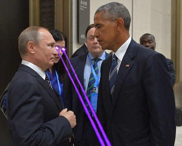 The Obama And Putin Death Stare Was Too Perfect Not To Photoshop