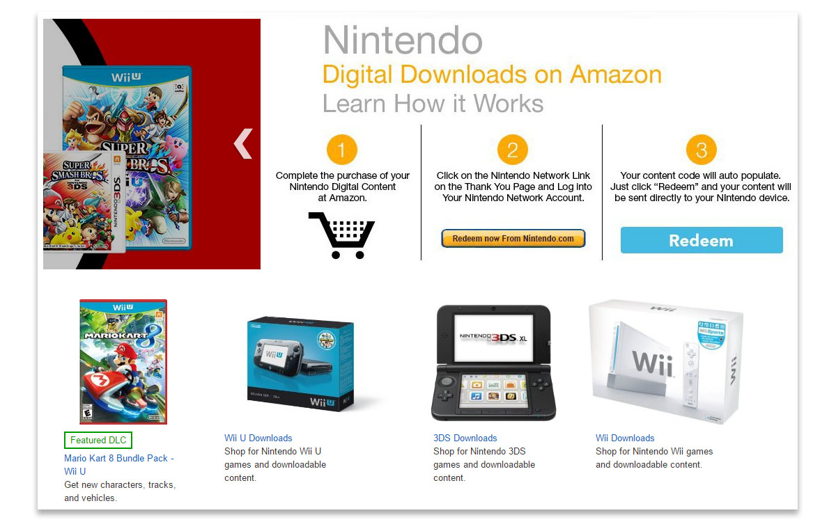 photo of Nintendo opens digital download store on Amazon image