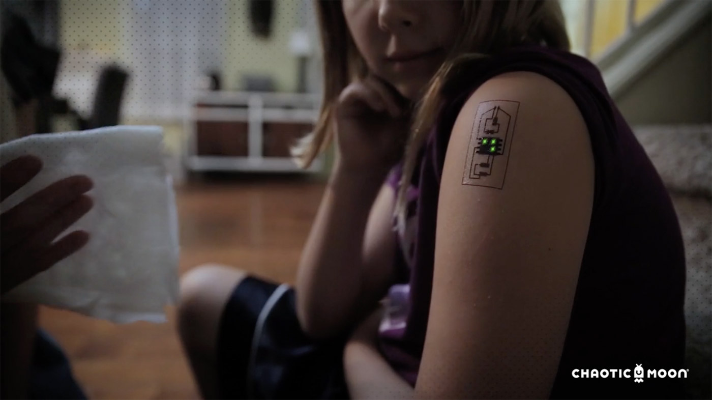 Temp tech tattoos can monitor your health and location