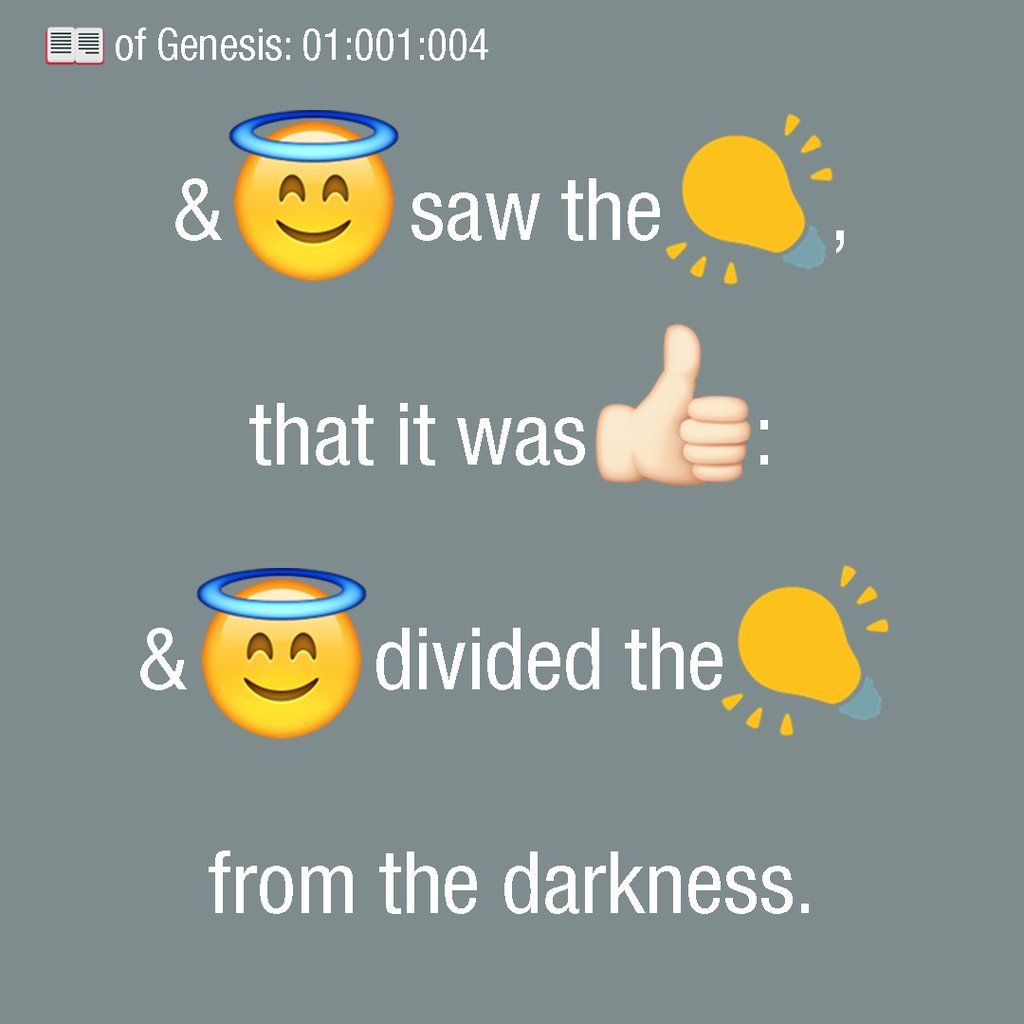 photo of The bible has been translated into emojis image
