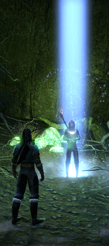 ESO lightbeam that has nothing to do with crafting but was the right aspect ratio