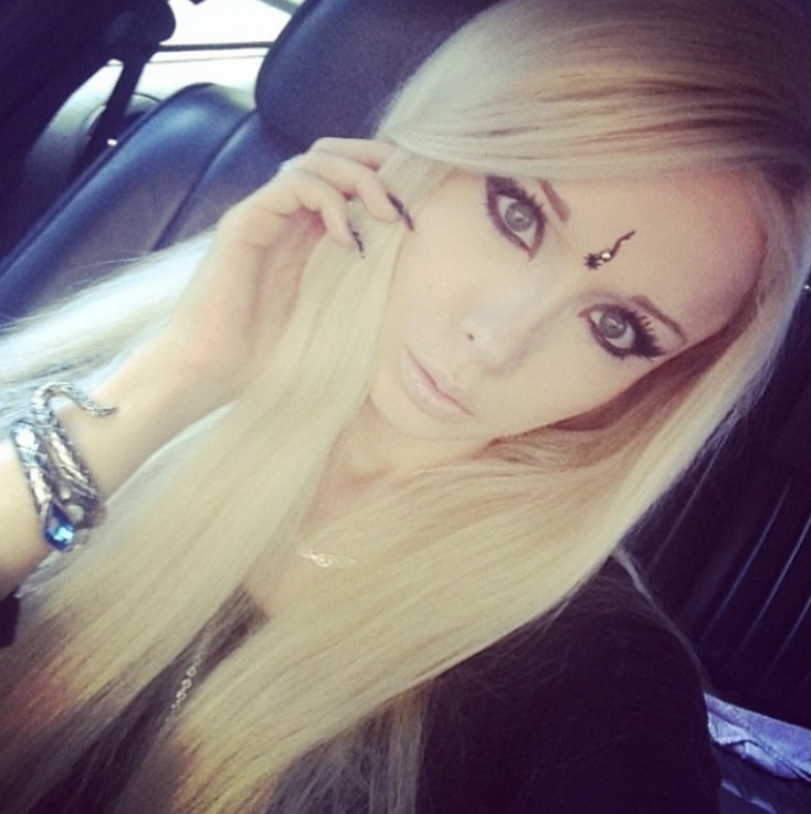 human barbie makeup off