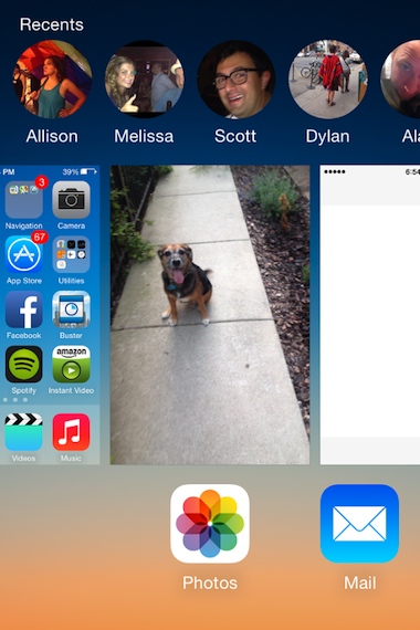 photo of Multitasking's new look in iOS 8: Quick Contacts image