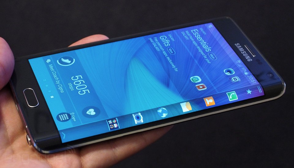The Galaxy Note Edge: Samsung's first smartphone with a bent display