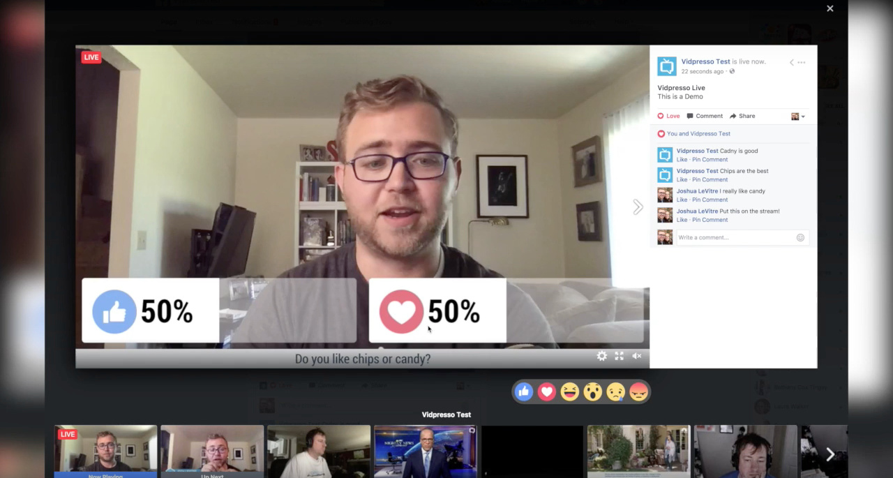 photo of Facebook buys Vidpresso to make live broadcasts more interactive image