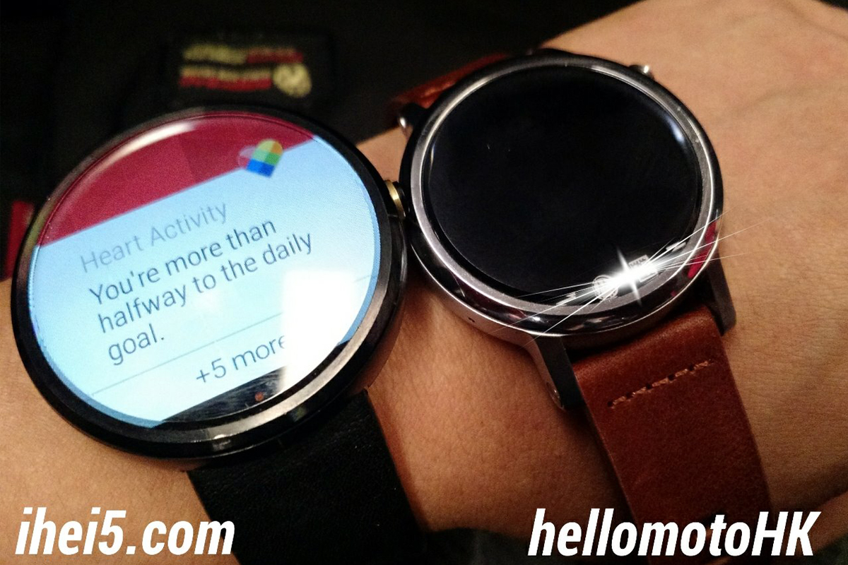 photo of Compare the new Moto 360 against its larger predecessor image