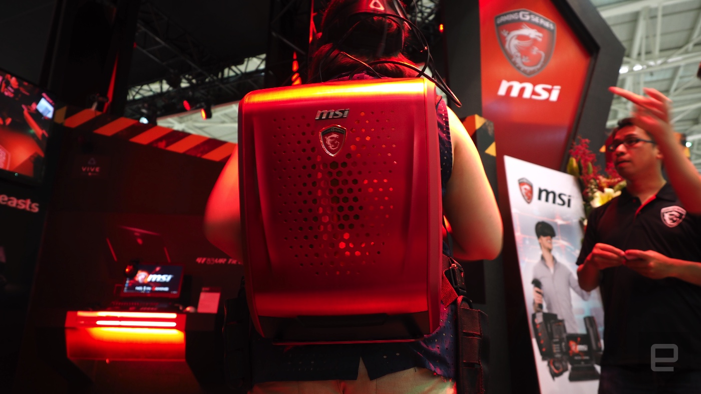 MSI&#039;s Backpack PC is an imperfect solution to VR wires