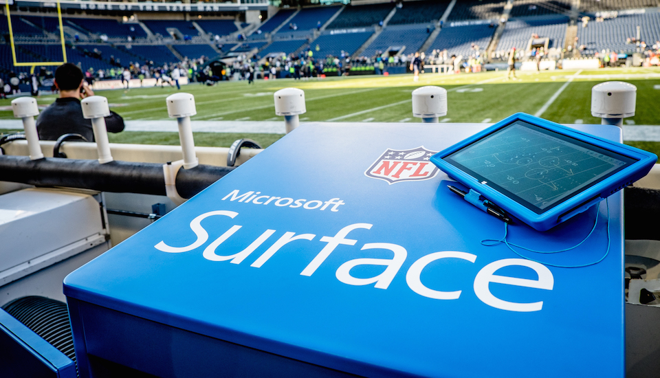 Microsoft rediseña la Surface Pro para la NFL