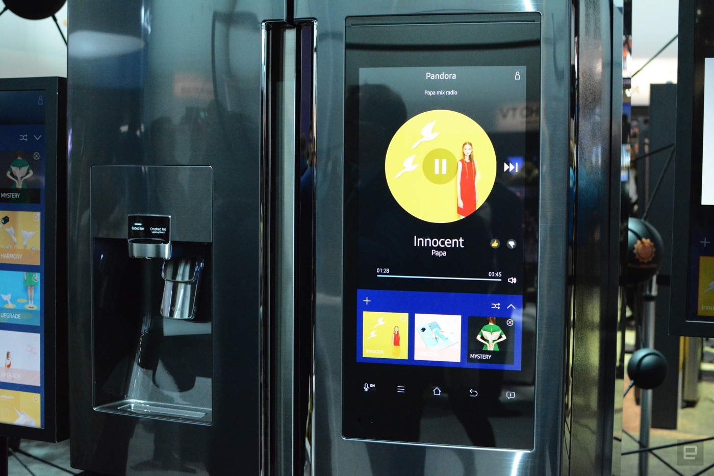 You can order groceries from the door of Samsung&#039;s new fridge