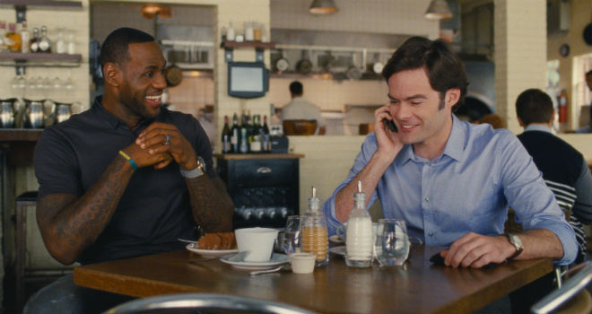 lebron james and bill hader in trainwreck