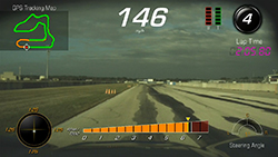 Corvette's Performance Data Recorder - on-screen view