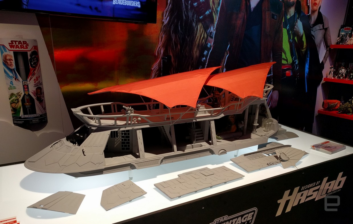 photo of Hasbro's first HasLab toy is a replica of Jabba the Hutt's barge image