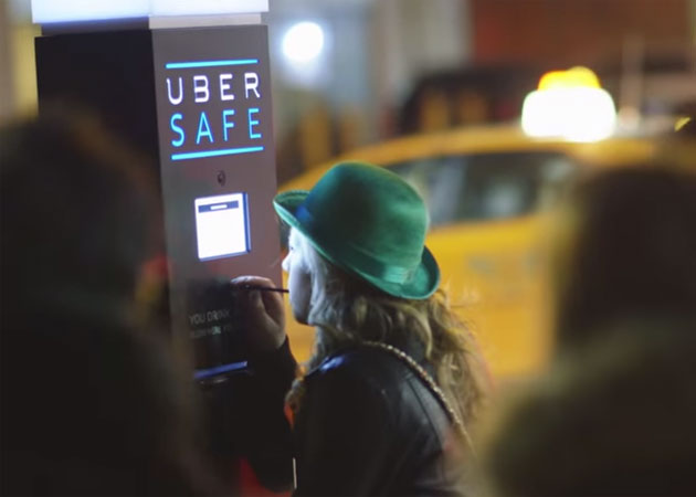 Uber's breathalyzer kiosk gets you a ride home if you're drunk