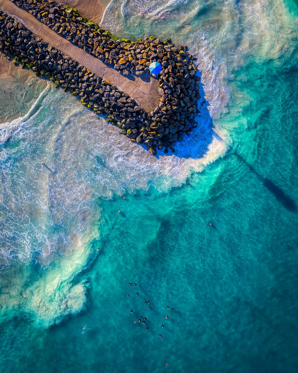 City Beach drone photo