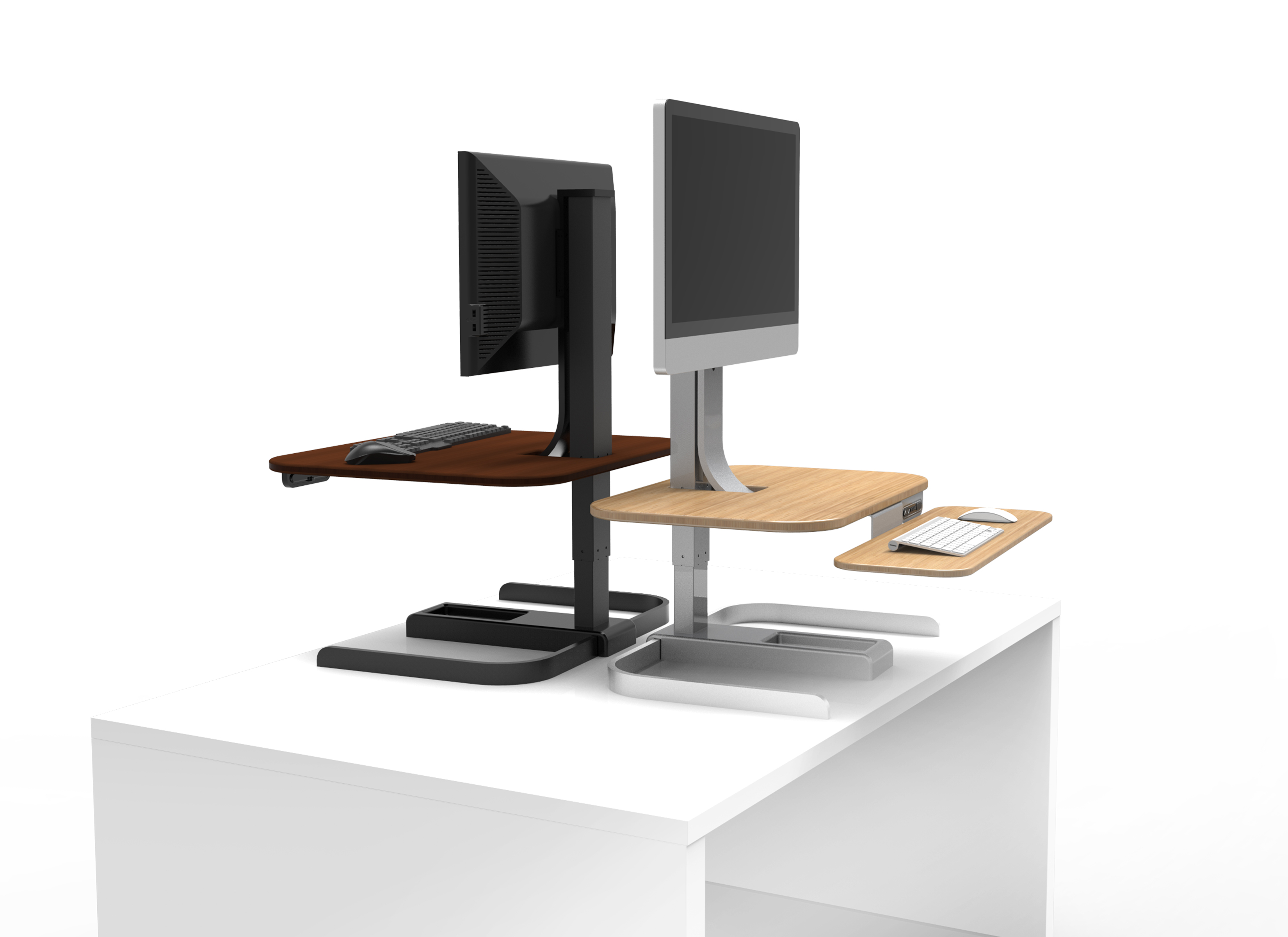 Convert your tired table into a powered standing desk for $400