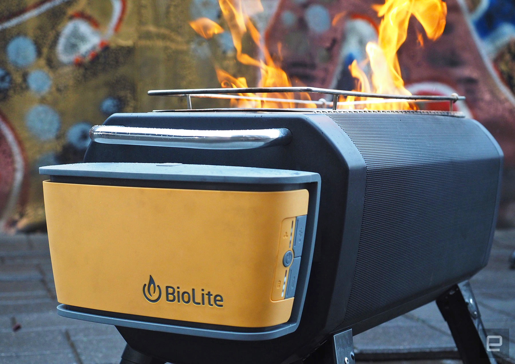 photo of BioLite's FirePit goes beyond the camping grill image