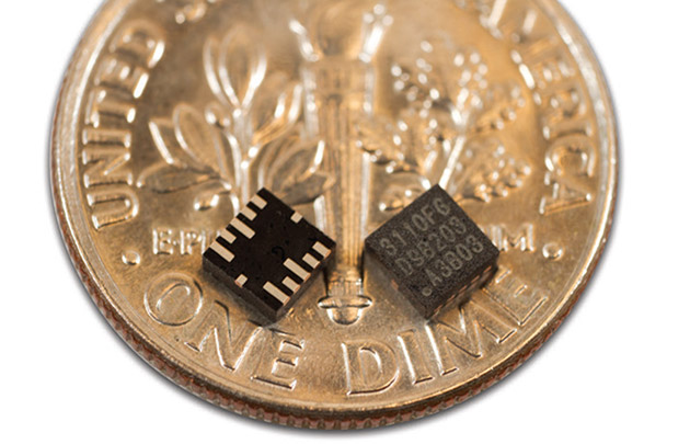 Tiny accelerometer adds motion detection to clothes and cheap phones