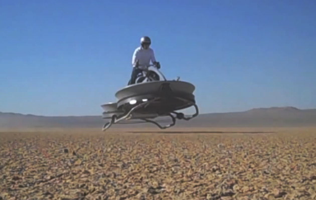 You won't need roads with this $85,000 hoverbike