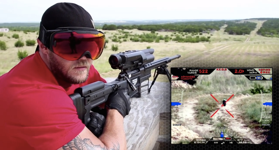 Watch a sniper nail his target from 500 yards without even 'looking' at it