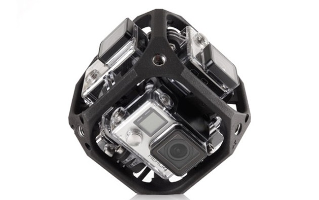GoPro is working on a spherical camera rig for VR, and a drone