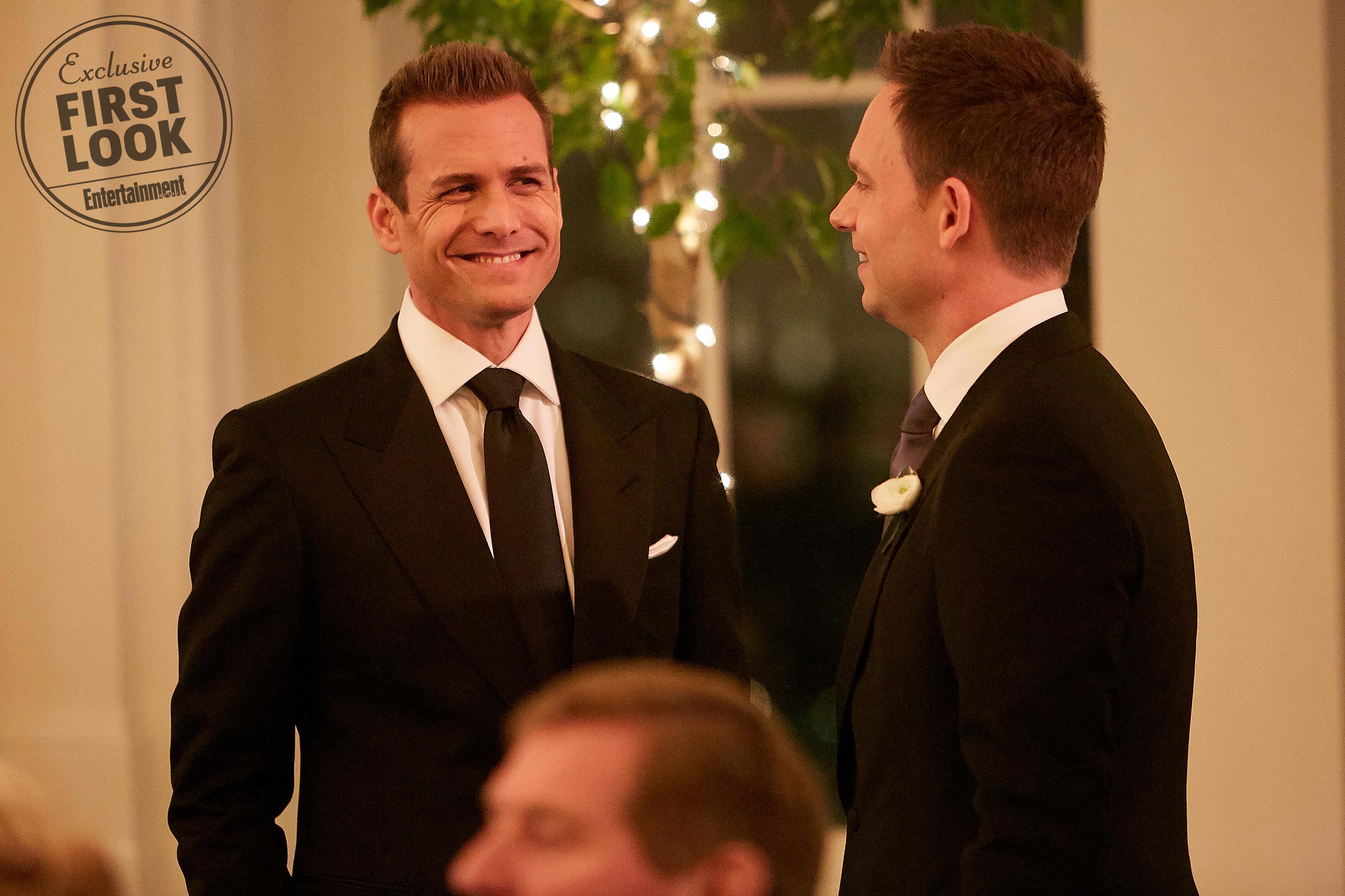 SUITS -- Episode 716 -- Pictured: (l-r) -- (Photo by: Ian Watson/USA Network)
