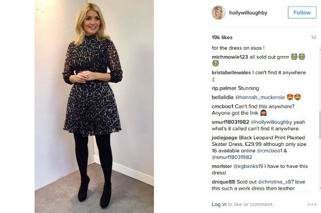 holly willoughby dresses asos