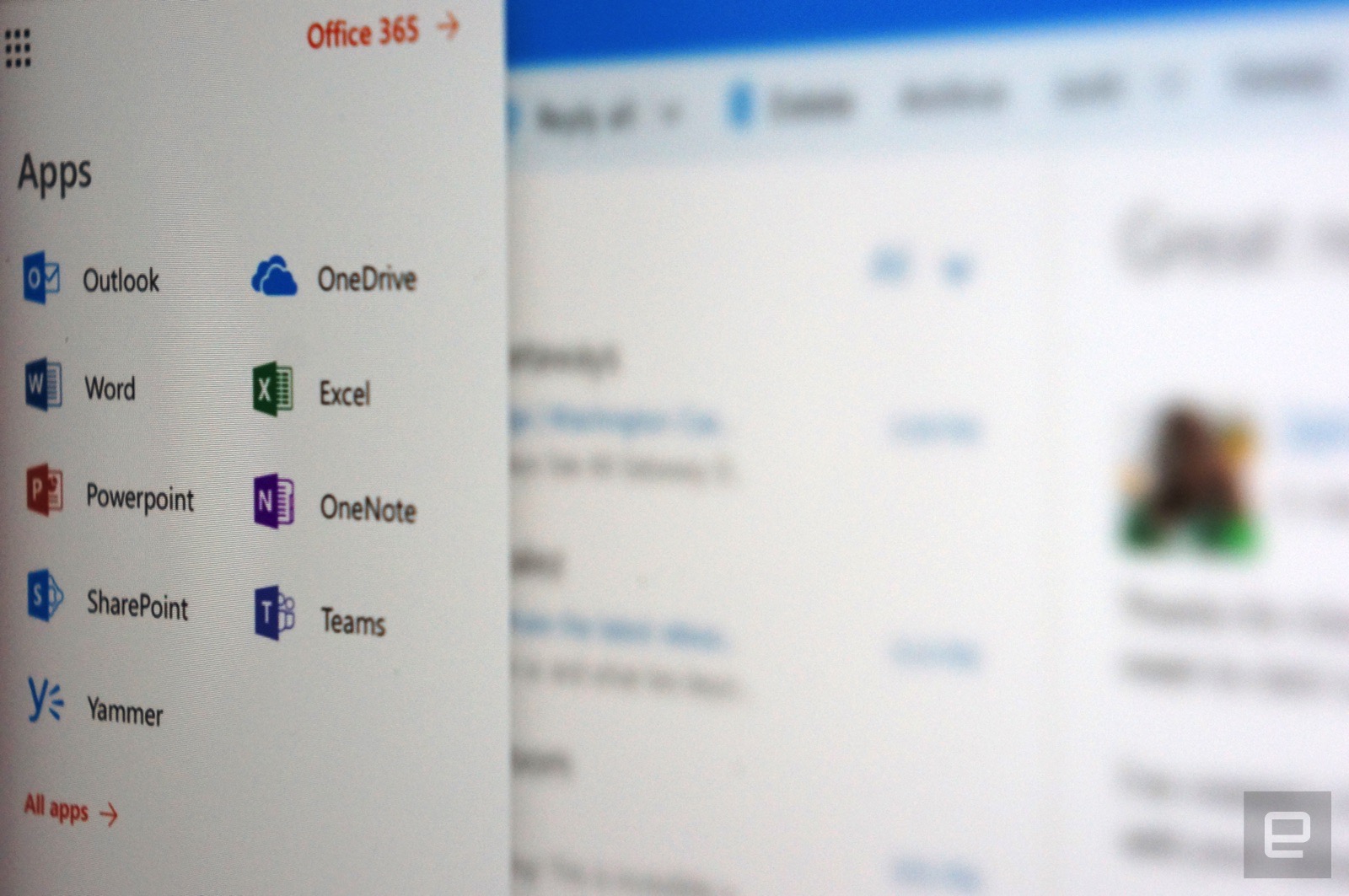 photo of Office 365's revamped web launchers put you to work sooner image