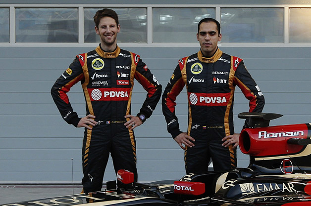 Romain Grosjean and Pastor Maldonado