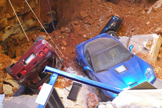 Sinkhole at the National Corvette Museum