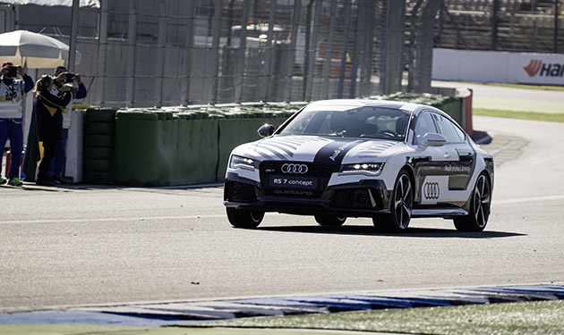 photo of Audi RS 7 proves it needs no driver to go racing image