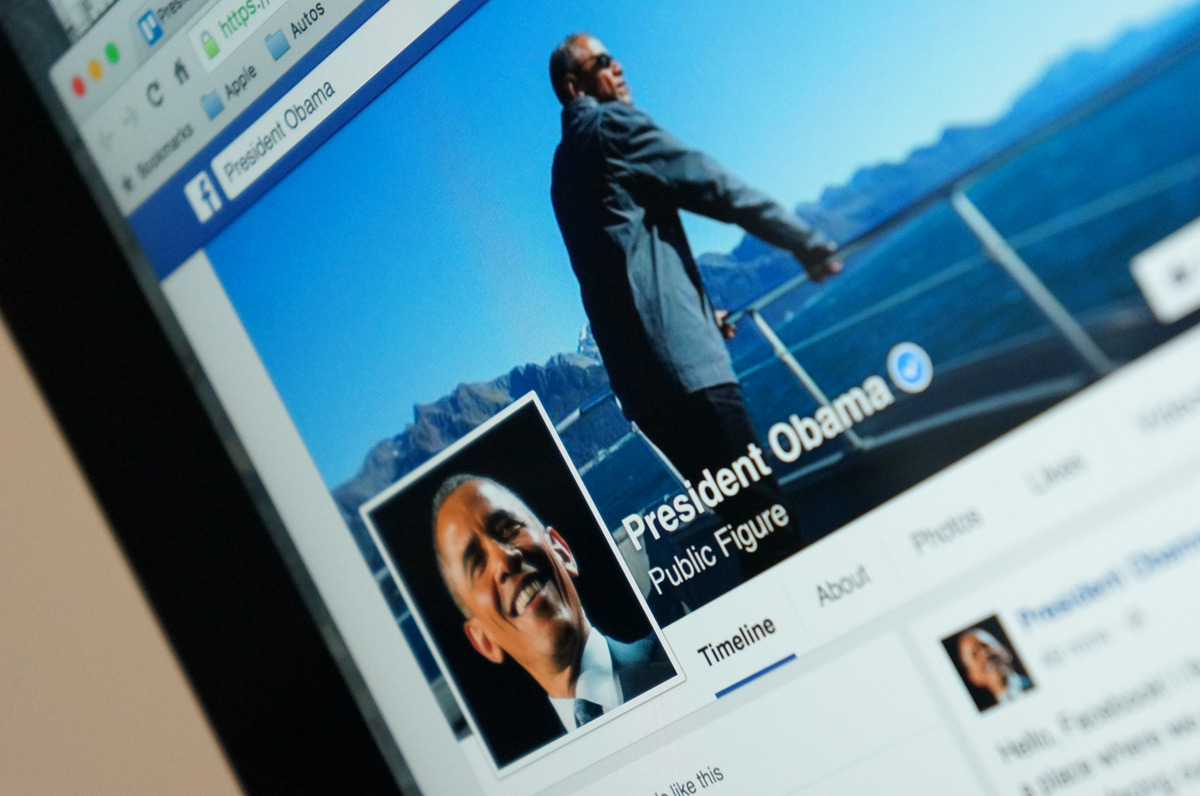 The President's Facebook page