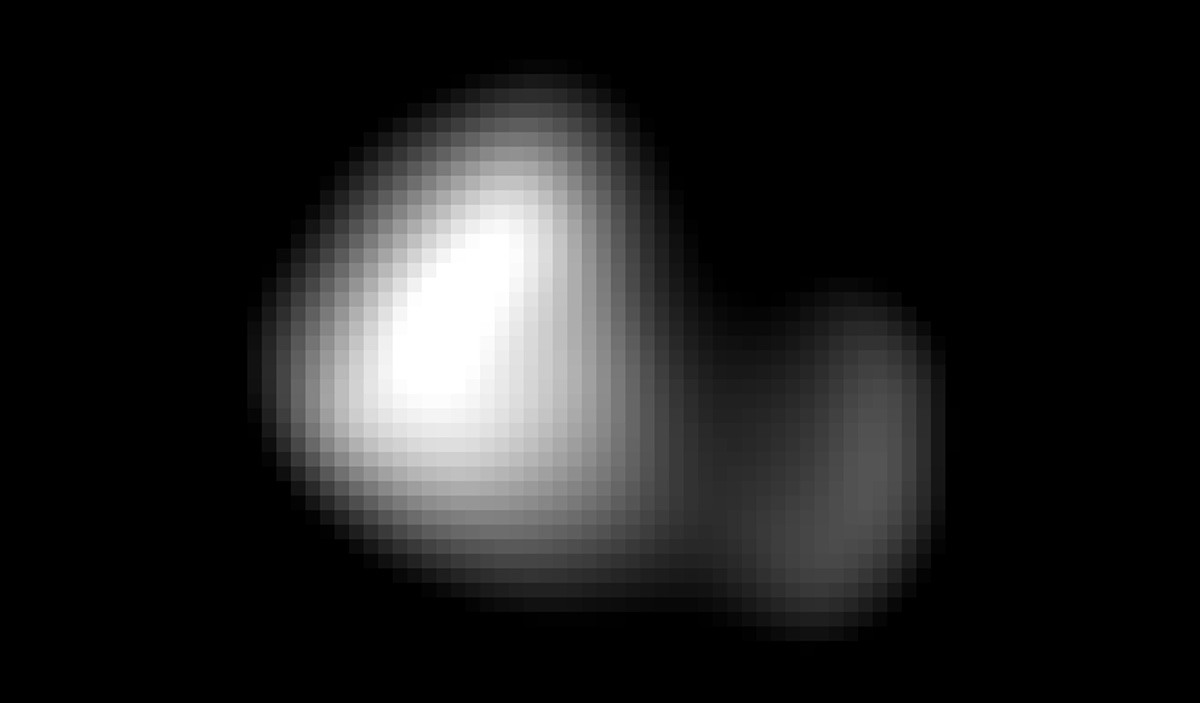 New Horizons parts Pluto with a shot of its puniest moon