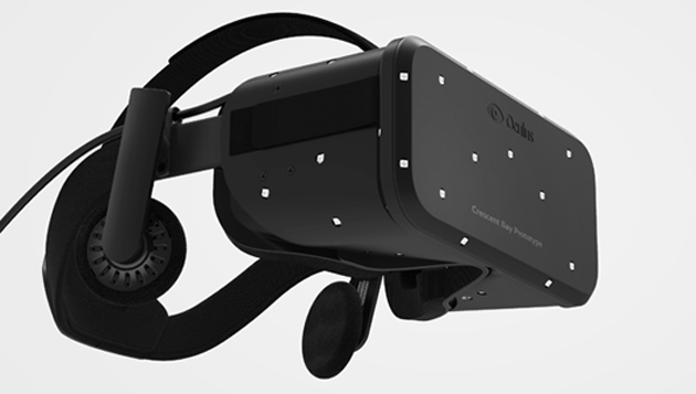 The new Oculus Rift headset is Crescent Bay and has built-in audio