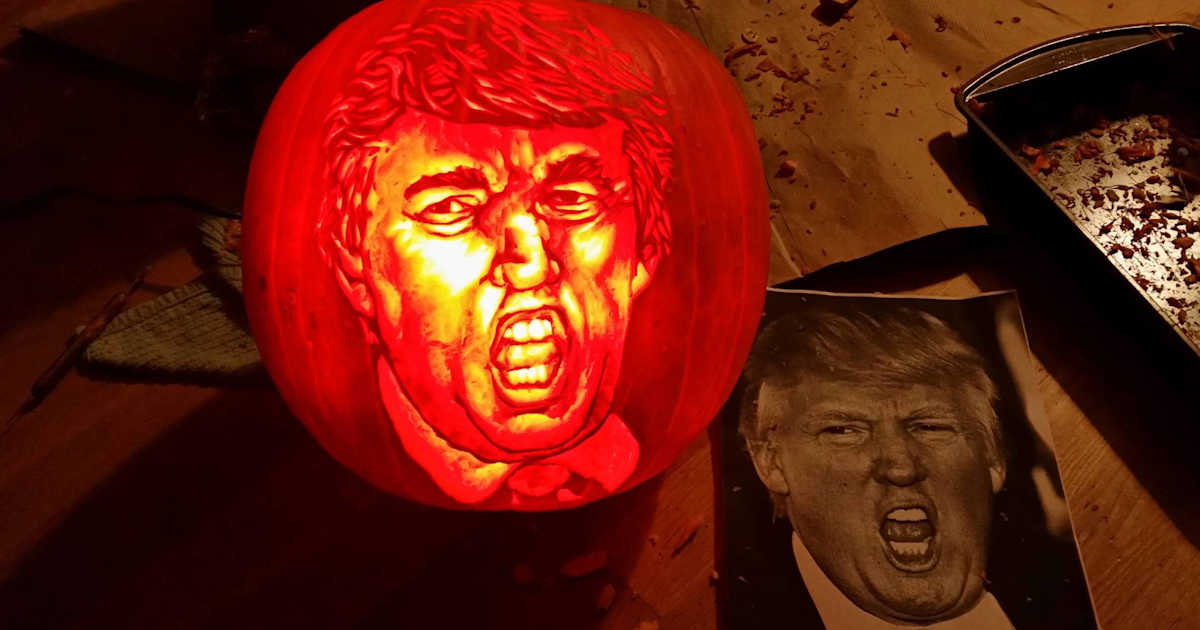 Donald Trump Pumpkin (Trumpkin?)