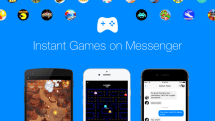 Facebook Messengerアプリ、「パックマン」や「アルカノイド」などが遊べるInstant Games機能追加