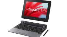 富士通ARROWS Tab QH55/S発表。10.1型WUXGA液晶、Wacomスタイラス付属のWindowsタブレット