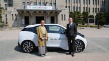 BMWの電気自動車「i3」が京都市の公務用車に、国際写真祭の開催期間限定