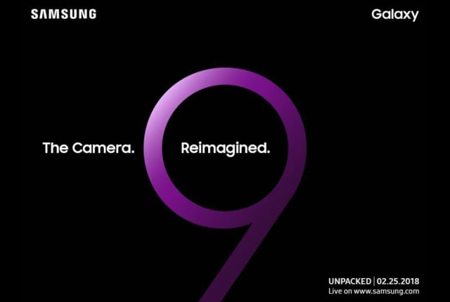 Galaxy S9（仮）は2月25日に発表、サムスンがイベントを告知。機械絞り付きカメラ搭載の噂も