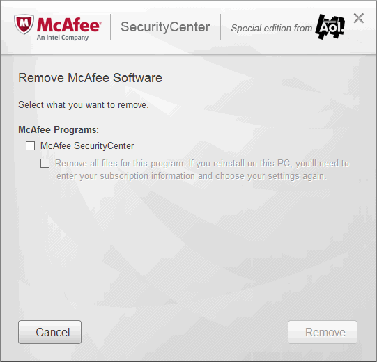 How To Remove Mcafee From Program Files