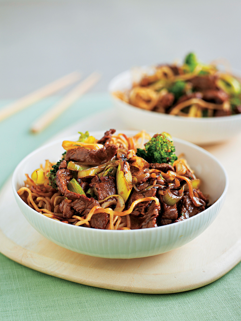 Crispy Noodles with Beef recipe