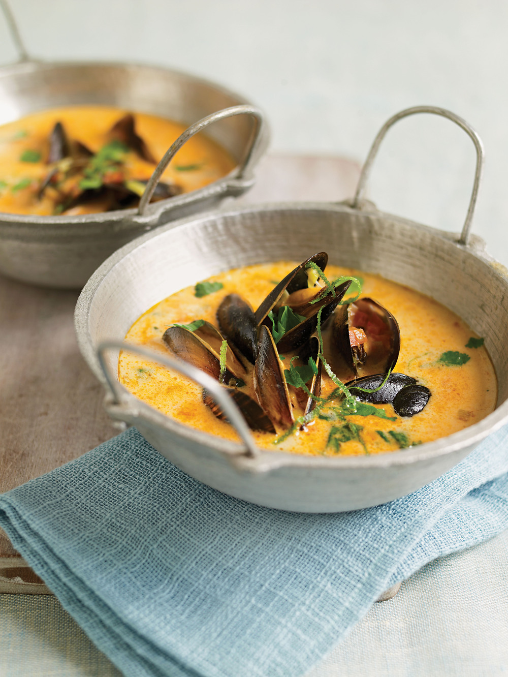 Oriental Mussel Soup recipe