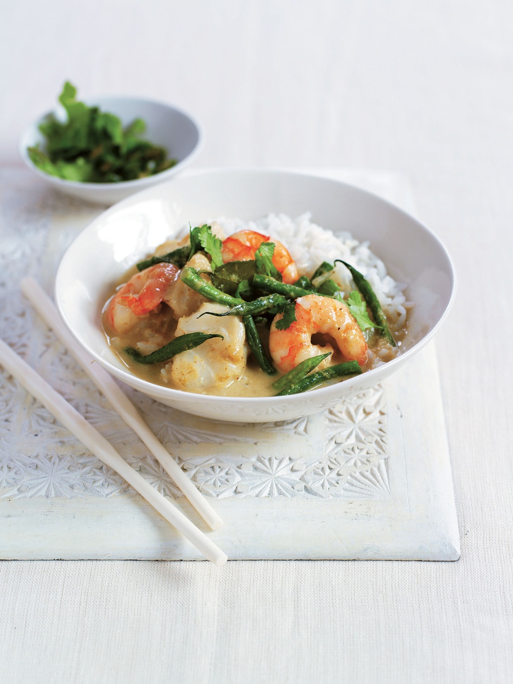 Thai Monkfish & Prawn Curry recipe