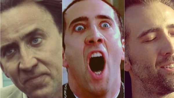 Nicolas Cage Scared