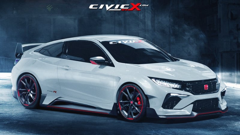 Honda Civic coupe concept gets Type R render