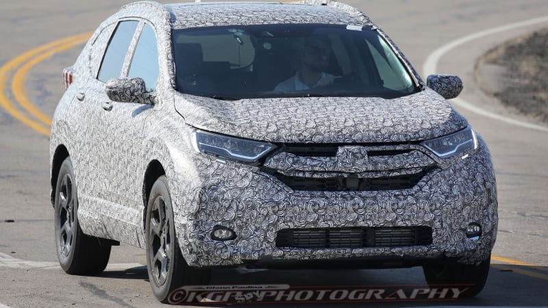 Honda CR-V spied looking curvy and sophisticated