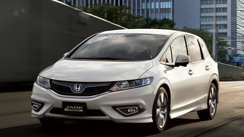 Honda rolls out six-seat Jade Hybrid wagon in Japan
